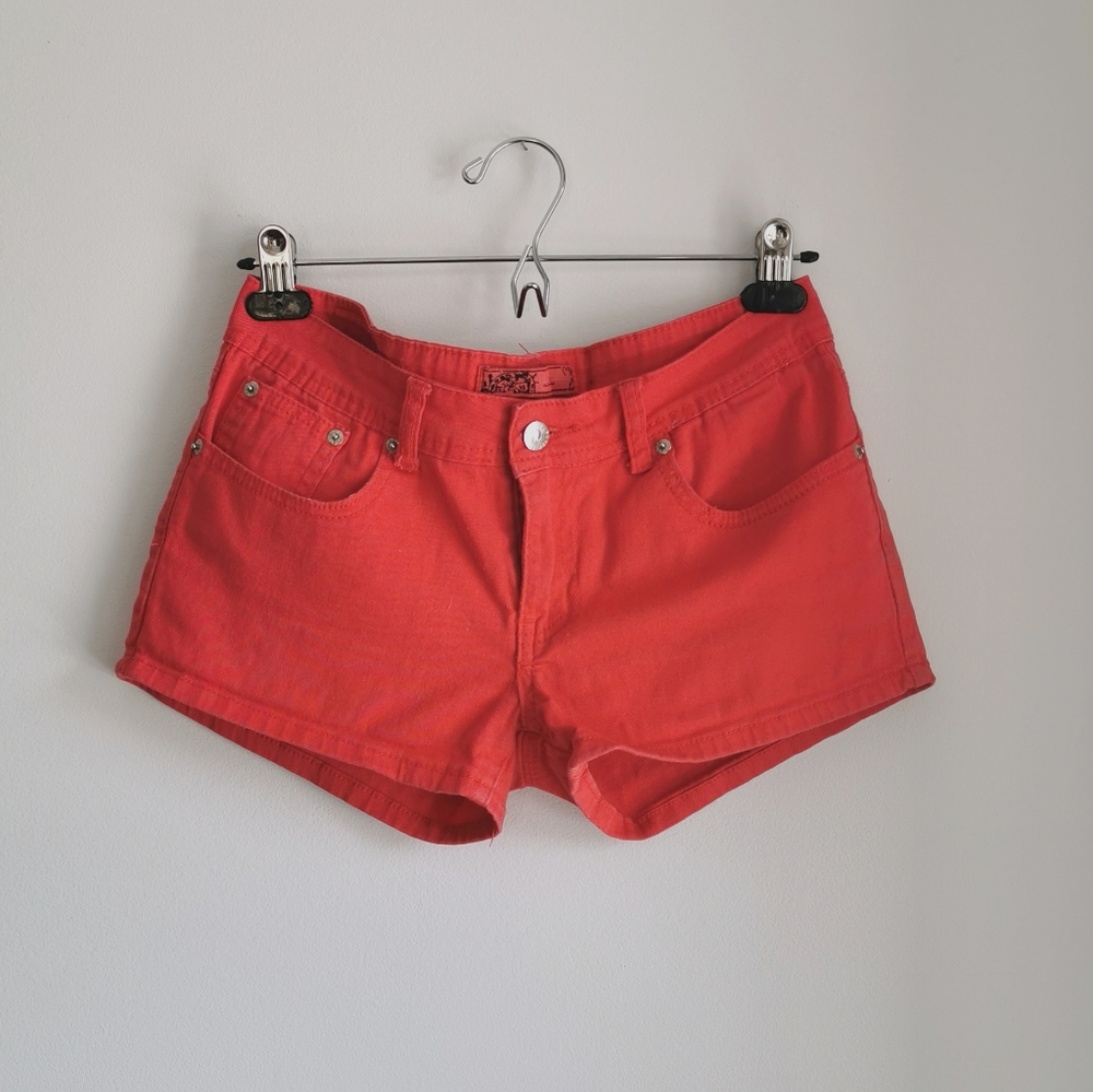 Red shorts